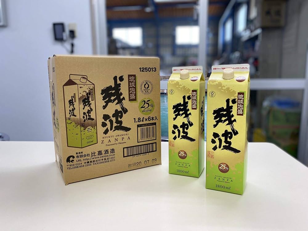 【沖縄発】泡盛30度「紙パックセット⑤」1.8LX6本（1本1760円） 夢航海 紙パック30度1800ml6本セット（沖縄泡盛）